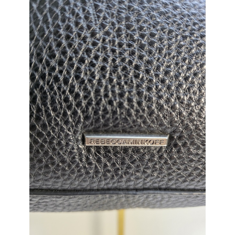 Rebecca Minkoff Keith Suede and Leather Medium Satchel in Black‎ - Picture 3 of 8